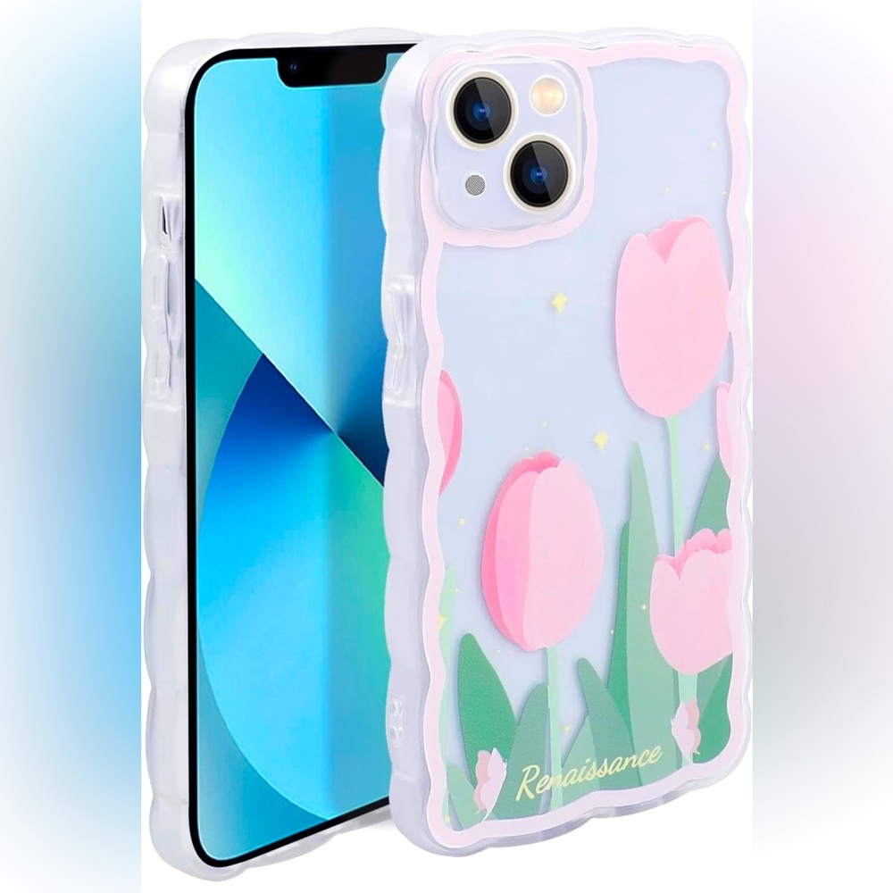 iPhone SE Case 2022/2020, iPhone 7 8 Case, Silicone Ultra Slim Shockproof Tulip